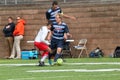 College NCAA DIV III MenÃ¢â¬â¢s Soccer Royalty Free Stock Photo